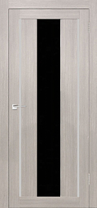 Товар Межкомнатная дверь Легенда Y-2 тон Белая лиственница Остекление Лакобель черное